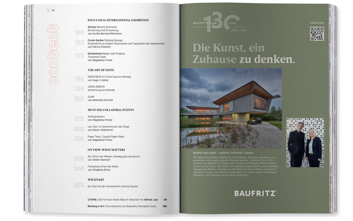 Sonderausgabe BIENNALE ARTE 2026
